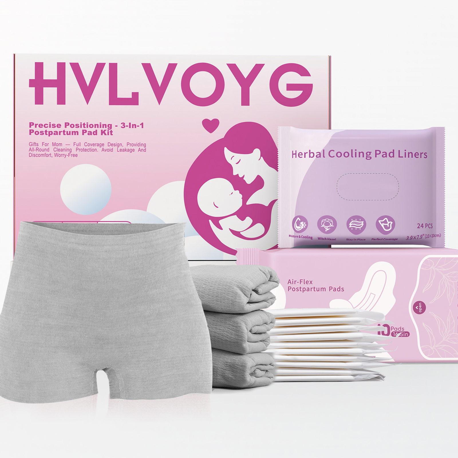 3-in-1 Postpartum Pad Set
